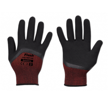 Bradas Rękawice ochronne flash grip red full lateks rozmiar 10