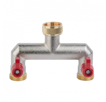 Bradas Rozdzielacz 2-drożny z GZ3/4" z zaw.