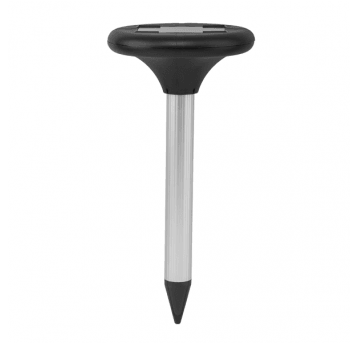 Bradas Solarny odstraszacz na krety i gryzonie - okrągły, duży alu