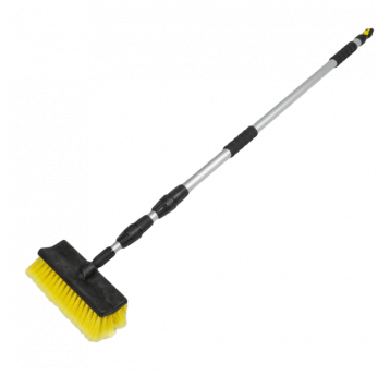 Bradas Szczotka do mycia z zaworem teleskop. 10"/2pł., długość 135-250cm