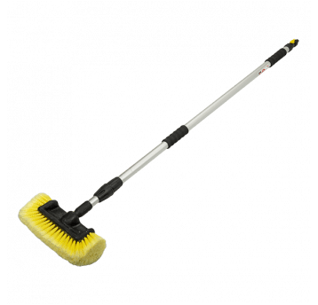 Bradas Szczotka do mycia z zaworem teleskop. 10"/4pł., długość: 130-250cm