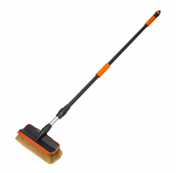 Bradas Szczotka do mycia z zaworem teleskop. SOFT 10"/2pł. 150-250cm