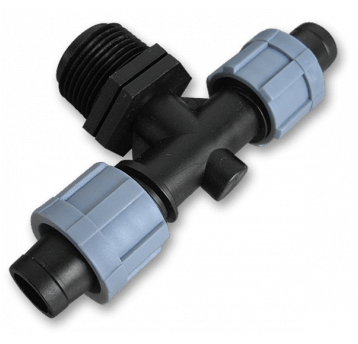 Bradas Trójnik, 2 x taśma, gz 3/4"