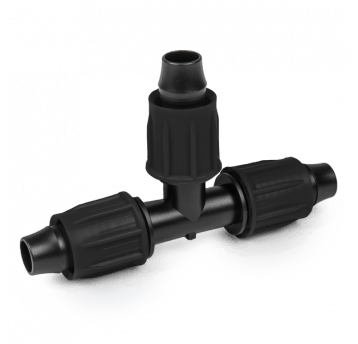 Bradas Trójnik QJ do rur kroplujących pe 16mm