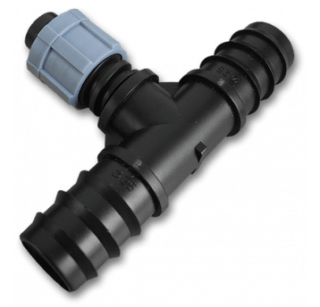 Bradas Trójnik, taśma, 2x wtyk na wąż 20mm