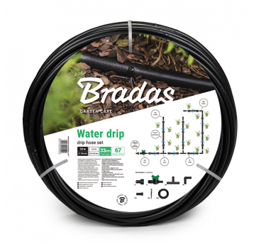 Bradas Wąż kroplujący 16/ 1,0mm/ 33cm/ 1,6l/h 50m watermil drip - set67