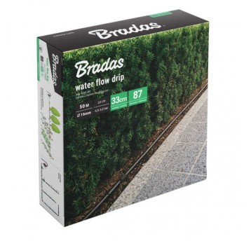 Bradas Wąż kroplujący 33cm/2,0l/h, 50m water flow drip-set 87-timmer