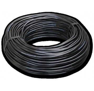 Bradas Wąż pvc black do mikro zraszaczy 4x7mm,100m