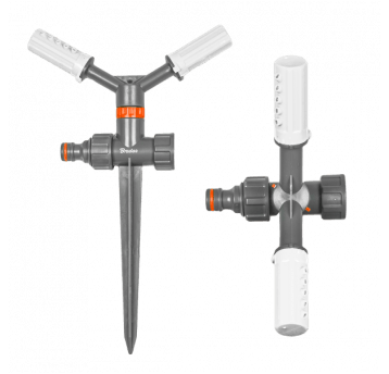 Bradas White line 2-ramienny zraszacz obrotowy na kolcu