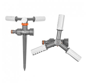 Bradas White line 3-ramienny zraszacz obrotowy na kolcu