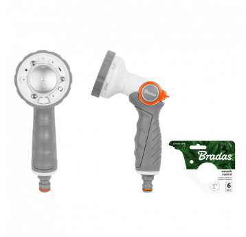 Bradas White line metalowy pistolet 8-funkcyjny smooth control