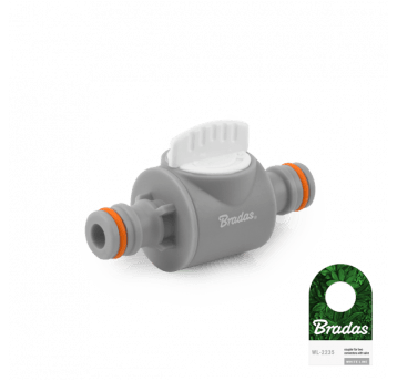 Bradas White line nypel do łączenia 2 szybkozłączek z zaworem