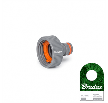 Bradas White line przyłącze na kran gw 1"