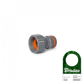 Bradas White line przyłącze na kran gw 3/4" power jet