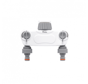 Bradas White line Rozdzielacz 2-drożny SOLID z zaworami na kran 1" lub 3/4"