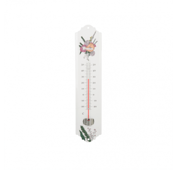 Bradas White line termometr zewnętrzny - metalowy 22cm