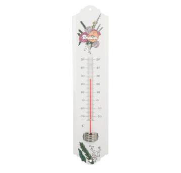 Bradas White line termometr zewnętrzny - metalowy 30cm