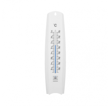 Bradas White line termometr zewnętrzny - plastikowy biały