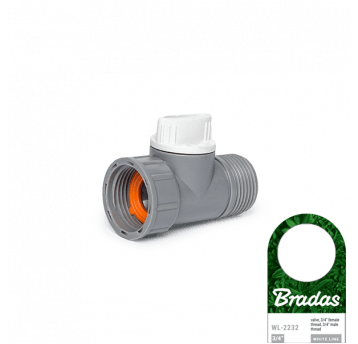 Bradas White line zawór z gw i gz 3/4"