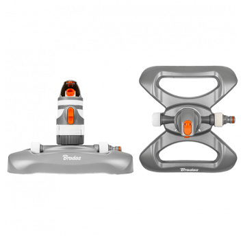 Bradas White line zraszacz obrotowy 2-funkcyjny na podstawie