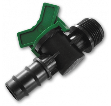 Bradas Zawór gz 1/2", wtyk na wąż 20mm