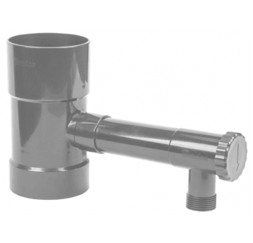Bradas Zbieracz/łapacz wody deszczowej z zaworem - 100mm