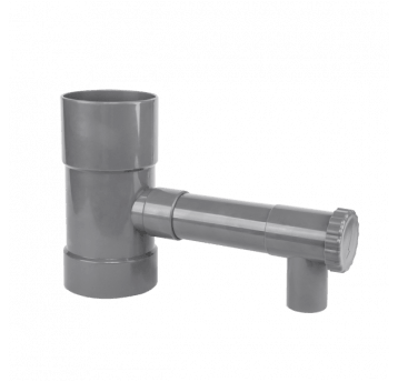 Bradas Zbieracz/łapacz wody deszczowej z zaworem - 80mm