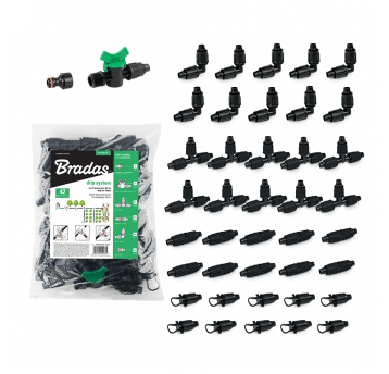 Bradas Zestaw akcesoriów QJ do linii kroplującej 16mm - 42szt.