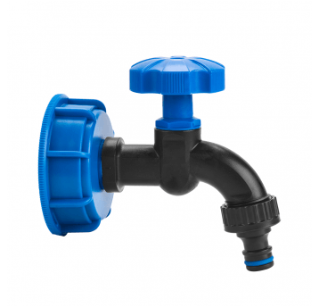 Bradas Zestaw IBC nakrętka niebieska gw S60x6 z kranem gz 1/2"