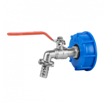 Bradas Zestaw IBC nakrętka S60x6 kran z wyjś. na GZ 3/4", wtyk na wąż 1/2" i nypel