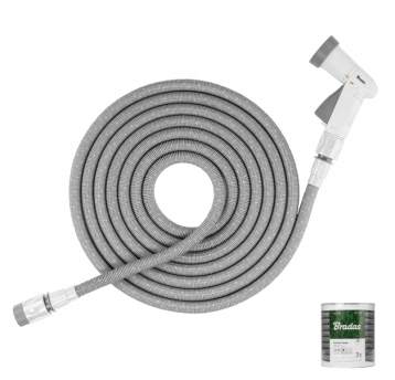 Bradas Zestaw ogrodowy secret hose 10m-30m szary