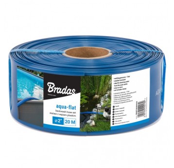 Bradas Zestaw z wężem płaskim AQUA-FLAT 1" - 30m