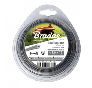 Bradas Żyłka ripper dual kwadrat 2,4mmx15m blister