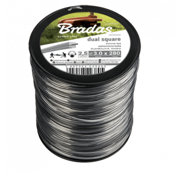 Bradas Żyłka ripper dual kwadrat 3,0x280 2,5kg szpula