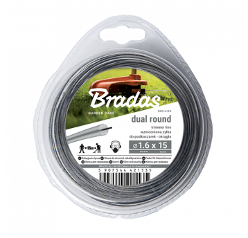 Bradas Żyłka ripper dual okrągła 2,4mm x 15m blister