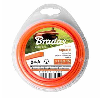 Bradas Żyłka trimmer kwadrat 2,7mm x 15m blister