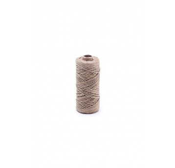 Nici lniane szare nabłyszczane 50g/60m