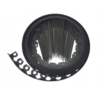 Obrzeże Gardener Czarne 40mm x 10m + 20szt. kotw