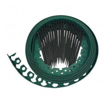Obrzeże Gardener Zielone 40mm x 10m + 20szt. kotw