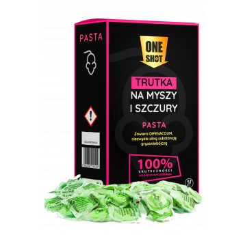 One shot na myszy i szczury, pasta 150g