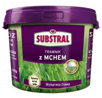 Substral Nawóz do trawnika z mchem 5kg wiadro