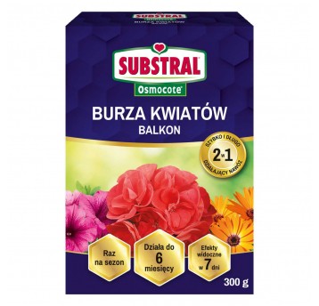 Substral Osmocote 2w1 burza kwiatów balkon 300g pudełko
