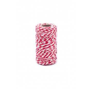 Sznurek bawełniany biało-kolor 100g/70m