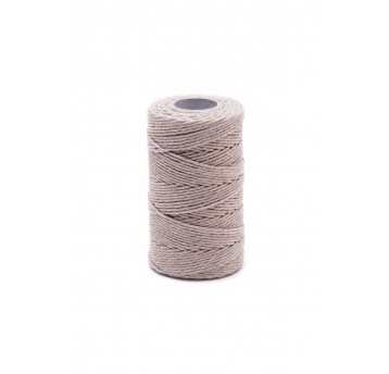 Sznurek wędliniarski lniany szary 100g/80m