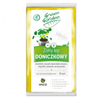 Vaco Green garden żółty lep doniczkowy 10szt.