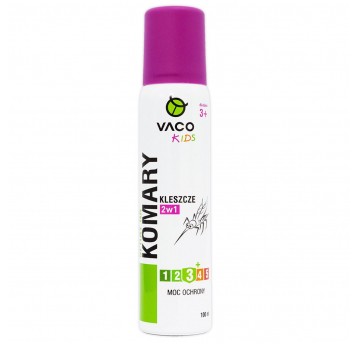 Vaco Kids spray na komary, kleszcze i meszki dla dzieci (od 3 r.ż.) 100ml