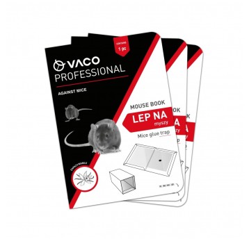 Vaco PROFESSIONAL MouseBook - Lep na myszy - 1 szt. Partia:17425 data waż.01/2030