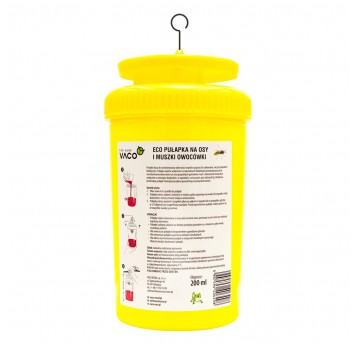 Vaco Pułapka na osy, muchy i szerszenie+płyn 200ml Partia:084523 data waż.11/2028