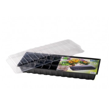 Vefi Miniszklarenka 60x22cm z 30 doniczkami i przykryciem ms2