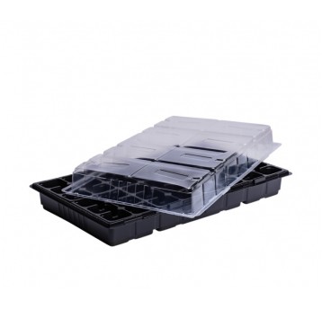 Vefi Miniszklarenka plentiplant 53x32cm z 48 doniczkami i przykryciem ms fin